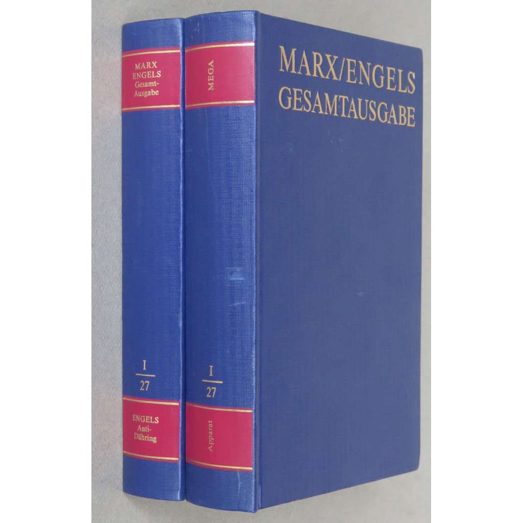 Karl Marx, Friedrich Engels: Gesamtausgabe (MEGA), sv. I/27, Text + Apparat [sebrané spisy; kritické vydání; Anti-Dühring]
