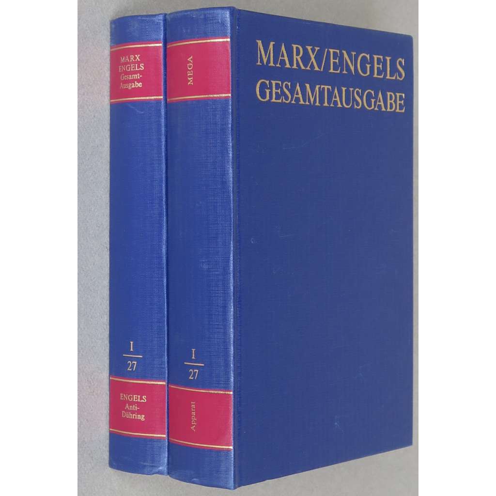 Karl Marx, Friedrich Engels: Gesamtausgabe (MEGA), sv. I/27, Text + Apparat [sebrané spisy; kritické vydání; Anti-Dühring]