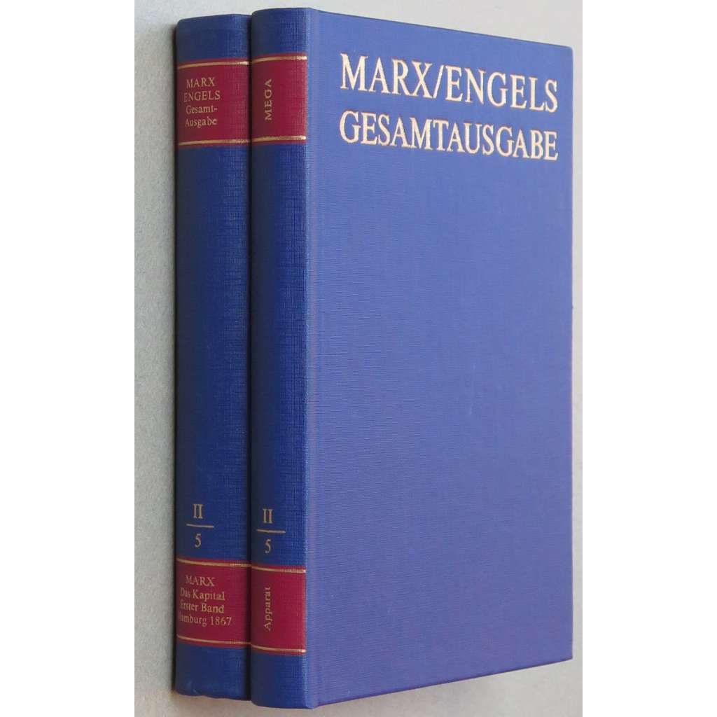 Karl Marx, Friedrich Engels: Gesamtausgabe (MEGA), sv. II/5, Text + Apparat [sebrané spisy; kritické vydání; Kapitál]