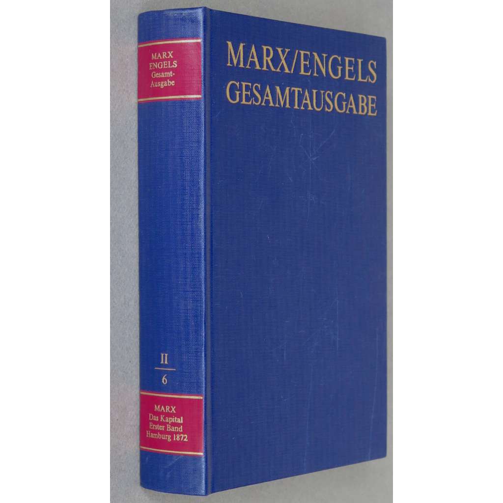 Karl Marx, Friedrich Engels: Gesamtausgabe (MEGA), sv. II/6, Text [sebrané spisy; kritické vydání; Kapitál]