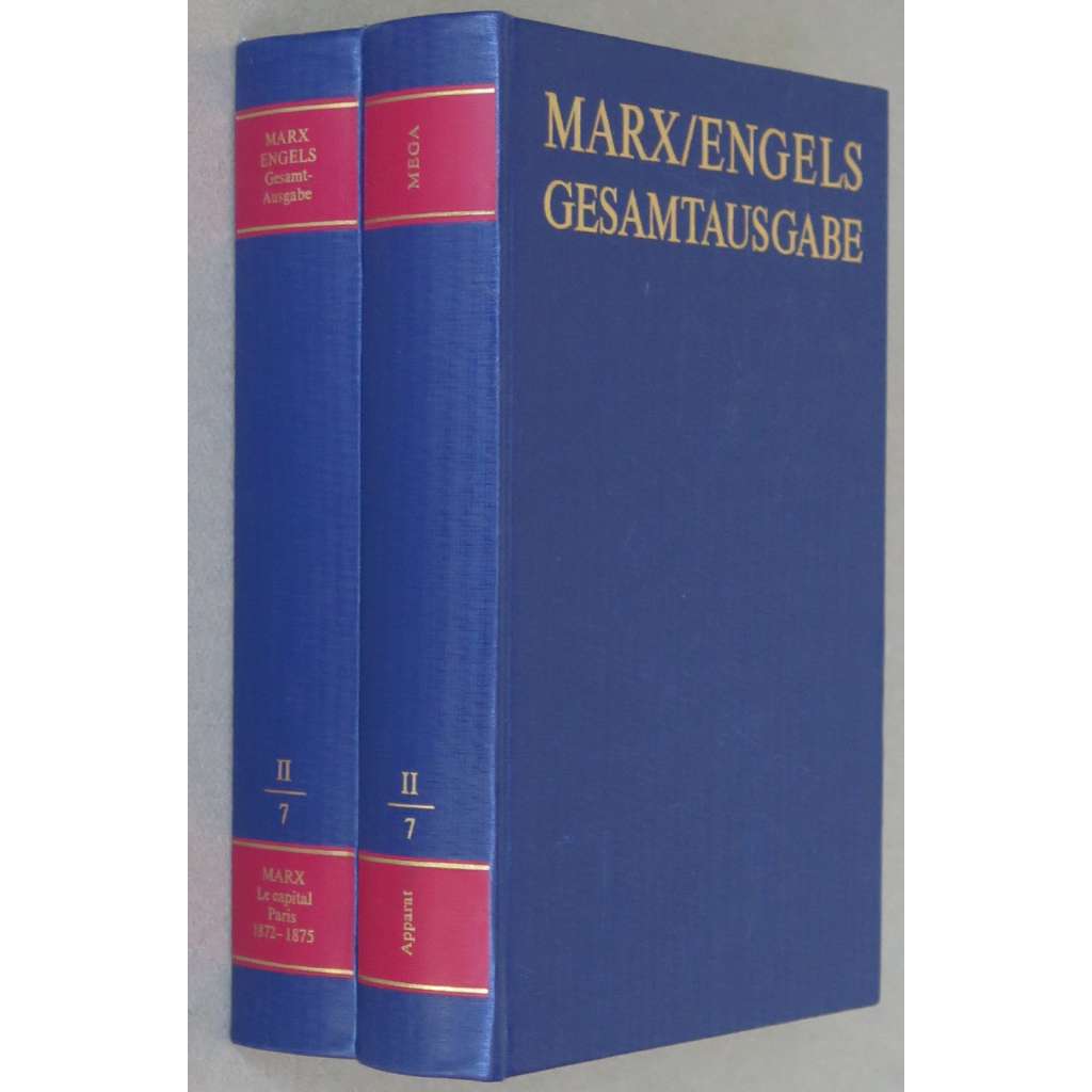 Karl Marx, Friedrich Engels: Gesamtausgabe (MEGA), sv. II/7, Text + Apparat [sebrané spisy; kritické vydání; Kapitál; Le Capital]