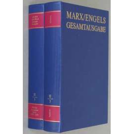 Karl Marx, Friedrich Engels: Gesamtausgabe (MEGA), sv. II/7, Text + Apparat [sebrané spisy; kritické vydání; Kapitál; Le Capital]