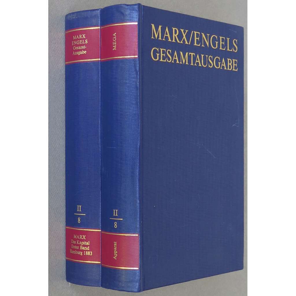 Karl Marx, Friedrich Engels: Gesamtausgabe (MEGA), sv. II/8, Text + Apparat [sebrané spisy; kritické vydání; Kapitál; Das Kapital]
