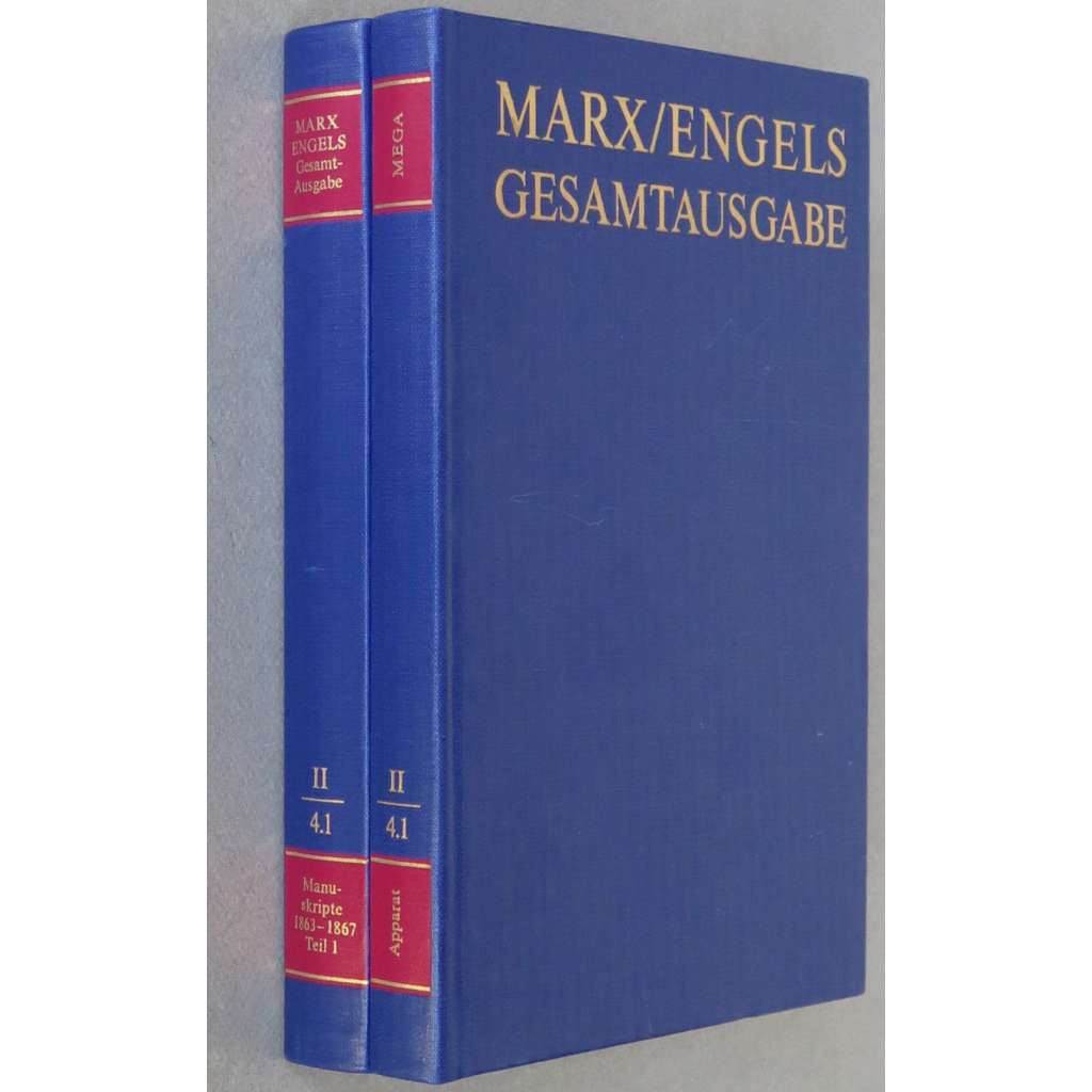 Karl Marx, Friedrich Engels: Gesamtausgabe (MEGA), sv. II/4.1, Text + Apparat [sebrané spisy; kritické vydání; Kapitál; Das Kapital]