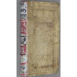 Thesaurus chymicus experimentorum certissimorum [1609; alchymie; chemie; věda; dějiny vědy; Paracelsus]