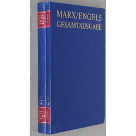Karl Marx, Friedrich Engels: Gesamtausgabe (MEGA), sv. II/3.4, Text + Apparat [sebrané spisy; kritické vydání; Kapitál; rukopisy]