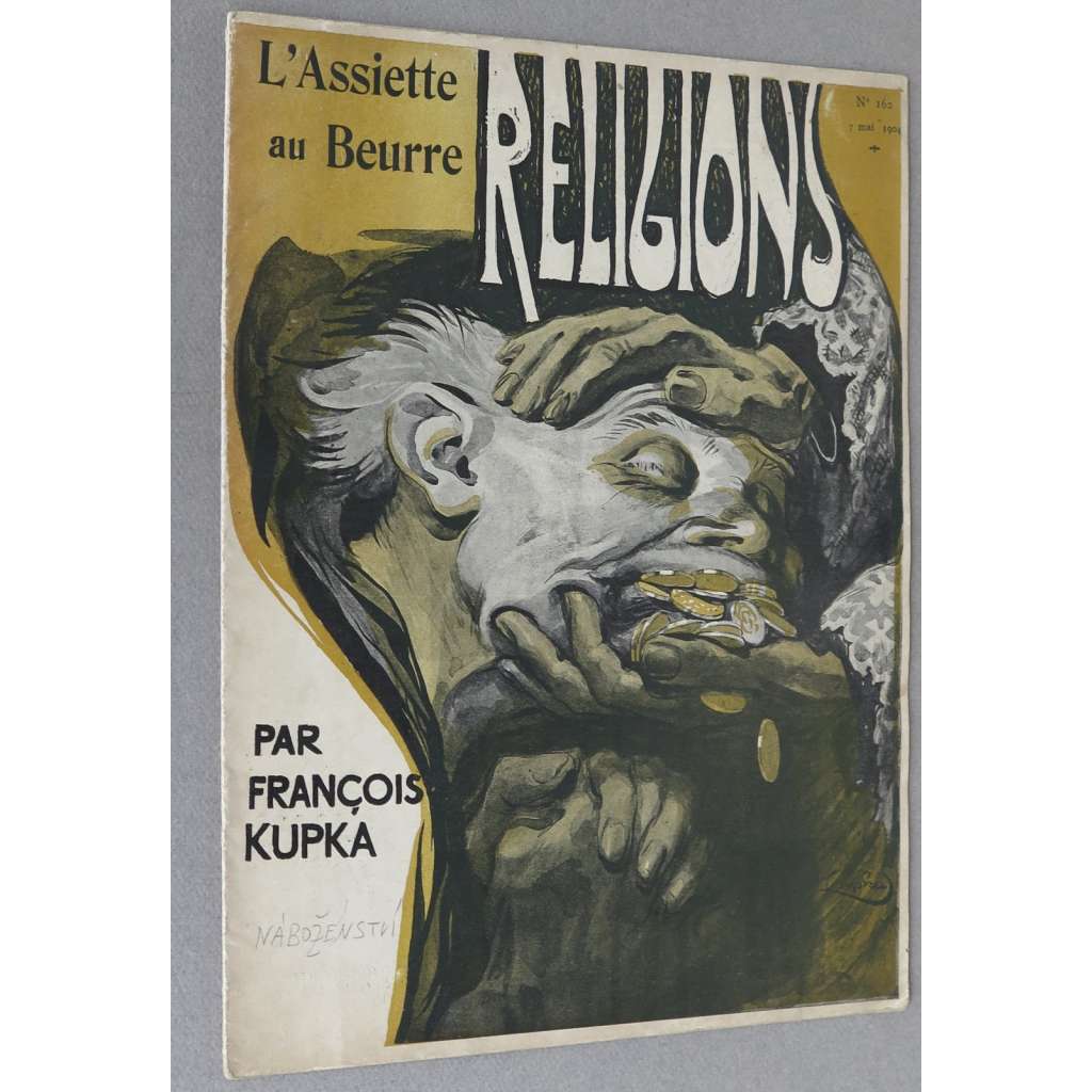 Religions par François Kupka. L'Assiette au Beurre, č. 162, 7. 5. 1904 [Náboženství; kresby; karikatury; umění]