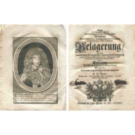 Kurtze doch warhaffte Erzehlung Der Welt-erschollenen Belagerung [4 knihy, 1683; obléhání Vídně; bitva u Vídně; rytiny; Štúrovo; Parkány; Vídeň]