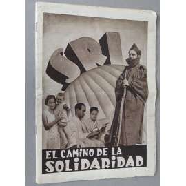 SRI. El camino de la solidaridad, 1937, č. 1 [Španělsko; španělská občanská válka; Mezinárodní rudá pomoc; avantgarda]