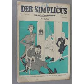Der Simplicus, roč. 1, 1934, č. 29 [politická satira; karikatura; Der Simpl; Simplicissimus; antifašismus; umění]