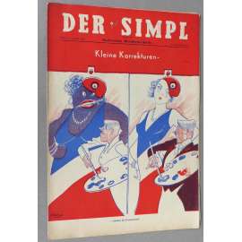 Der Simpl, roč. 2, 1934, č. 2 [politická satira; karikatura; Simplicus; Simplicissimus; antifašismus; umění]