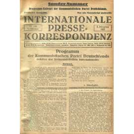 Internationale Presse-Korrespondenz, roč. 2/2, 1922 [Inprekorr; Kominterna; Komunistická internacionála; komunismus]