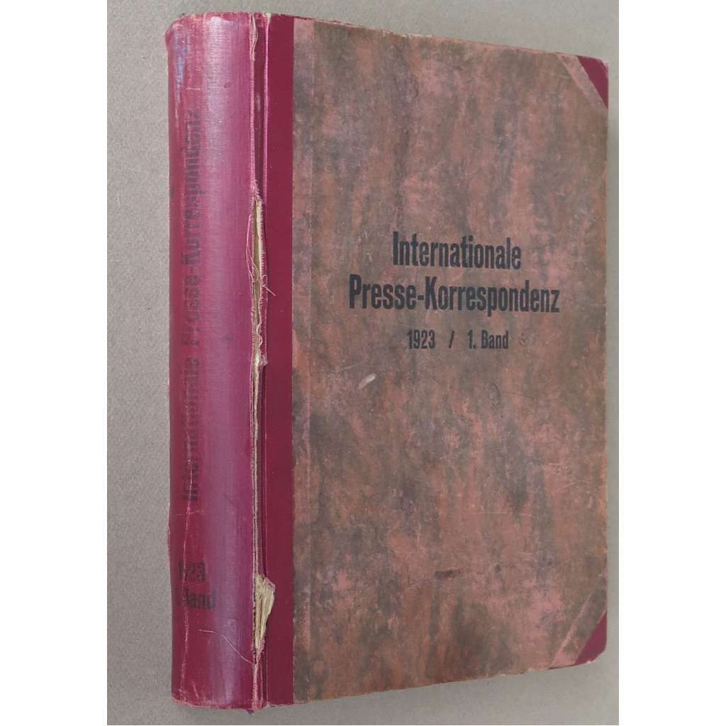 Internationale Presse-Korrespondenz, roč. 3/1, 1923 [Inprekorr; Kominterna; Komunistická internacionála; komunismus]