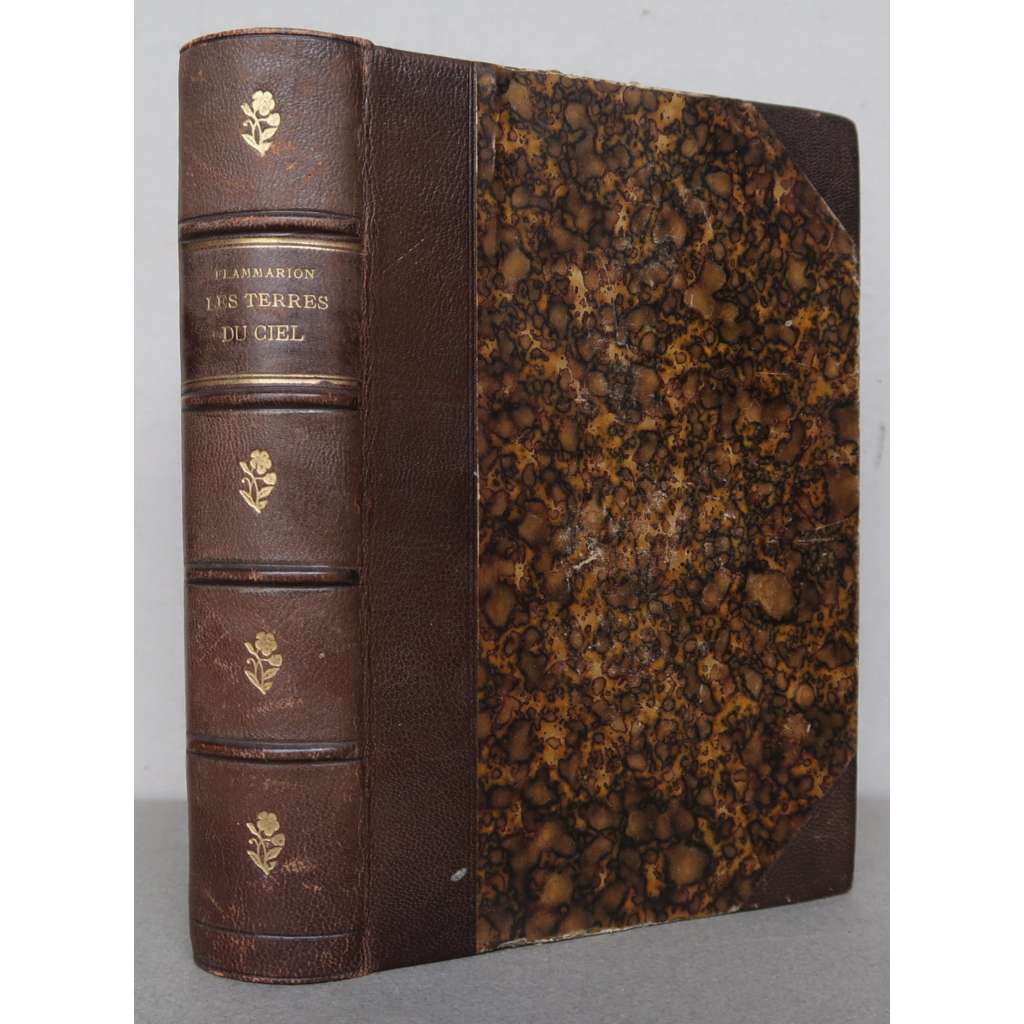 Les Terres du Ciel: Description astronomique, physique, climatologique, géographique des planetes [astronomie, popis planet, sluneční soustava, vazba kůže - polokožená]