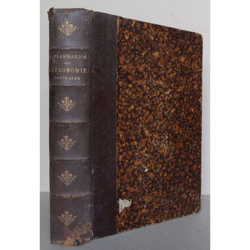 Astronomie Populaire. Description générale du ciel [Populární astronomie, populárně-naučná literatura 19. století, vazba kůže - polokožená]