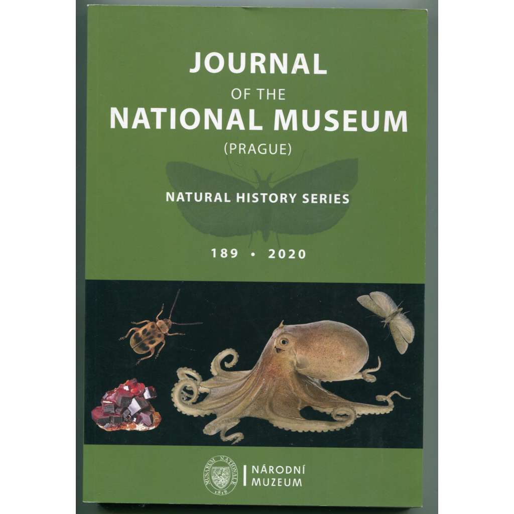 Journal of the National Museum (Prague), Natural HIstory Series, Vol. 189 (2020) [přírodopis, přírodní vědy, muzeologie, dějiny vědy, odborný časopis Přírodovědeckého muzea NM]