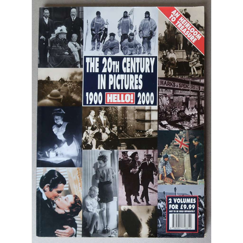 The 20th Century in Pictures. Volume One: 1900-1949 (Hello!)  [dějiny 20. století v obrazech, 1. díl  - 1900-1949; obrazová publikace]