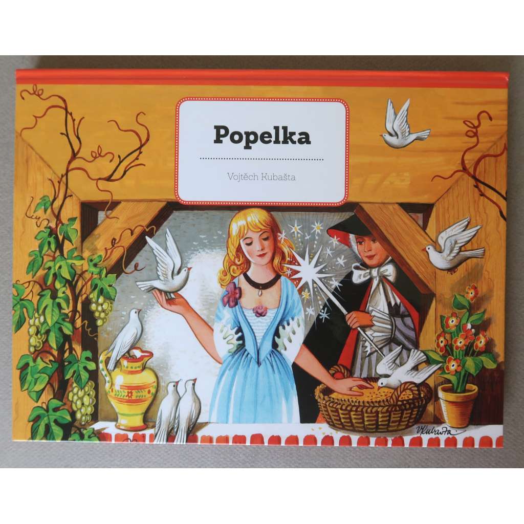 Vojtěch Kubašta - Popelka [dětské leporelo, pohádky, pop-up kniha, prostorová publikace]