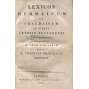 Lexicon Hebraicum et Chaldaicum in libros Veteris Testament [1832; Hebrejsko-latinský slovník; Starý zákon; hebrejština]