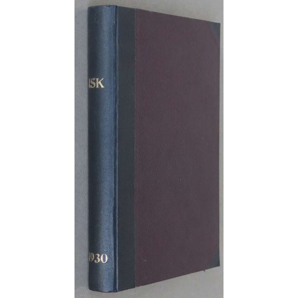 ISK, roč. 5, 1930, č. 1-12 [sociální demokracie; socialismus; Německo; levicový časopis; Výmarská republika]