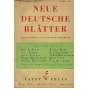 Neue deutsche Blätter, roč. 1, 1933-1934, č. 1-12 [levicový literární časopis; Německo; exil; literatura; Jiří Wolker]