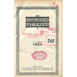 Die Sozialistische Erziehung, roč. 4, 1924, č. 1-12 [sociální demokracie; výchova; děti; pedagogika; časopis]