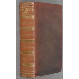 Die Forsyte Saga [1925; německy; první německé vydání; vazba; kůže; Sága rodu Forsytů; román]