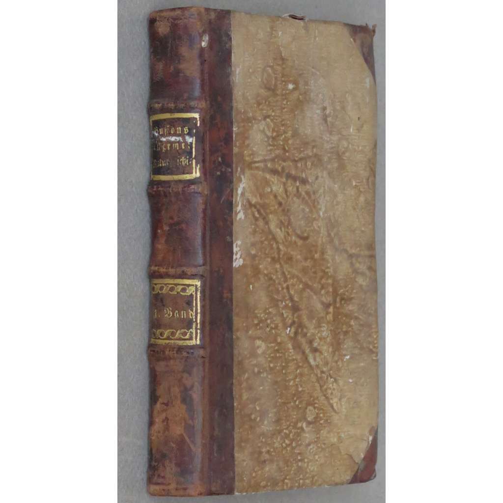 Herrn von Buffons allgemeine Naturgeschichte. Erster Band [1784; příroda; evoluce; astronomie; rytiny; mapy; mapa]