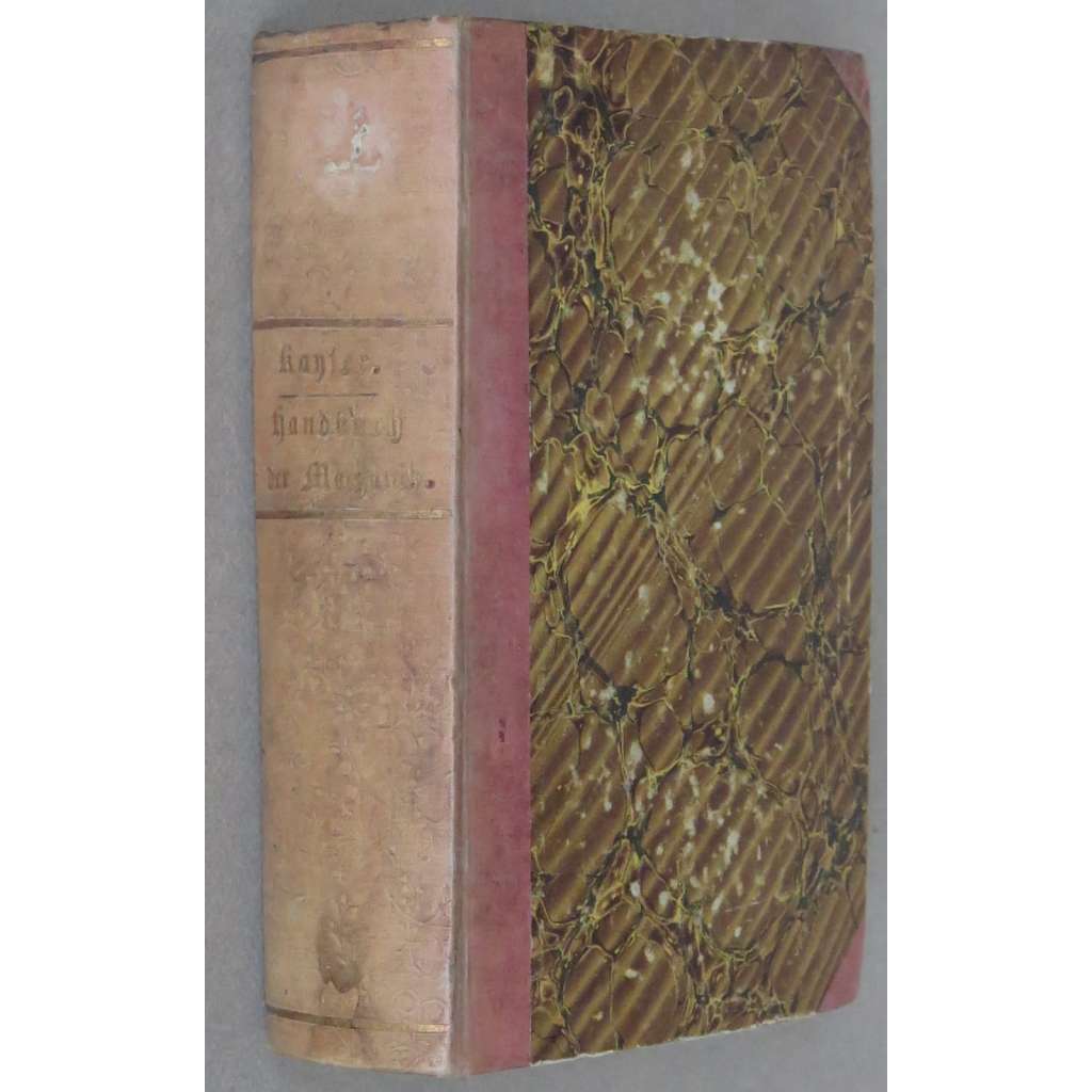 Handbuch der Mechanik [1842; příručka mechaniky; mechanika; učebnice; fyzika; rytiny; ilustrace; litografie]