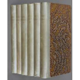 Edgar Allan Poes Werke, sv. 1-6 [1921; spisy; povídky; básně; německy; vazba; obálka Hugo Steiner-Prag]