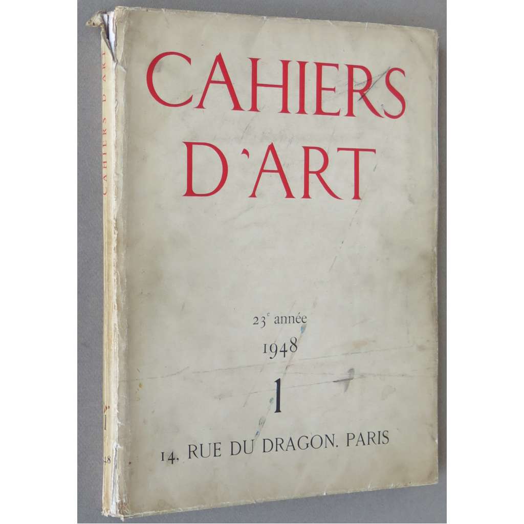 Cahiers d'Art, ročník 23, 1948 [Pablo Picasso; keramika; plastiky; sochy; sochařství; moderní umění; časopis; Francie]