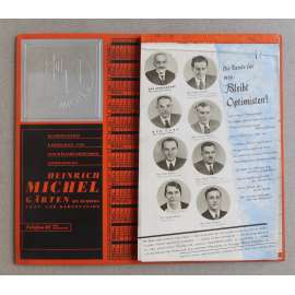 Tischkalender der Firma Heinrich Michel für das Jahr1936 [reklamní kalendář tiskárny Heinrich Michel, Zahrady u Rumburka, Krásná Lípa, o. Děčín]
