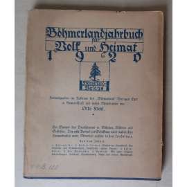 Böhmerlandjahrbuch für Volk und Heimat 1920 [Sudety, čeští a moravští Němci, vlastivěda]