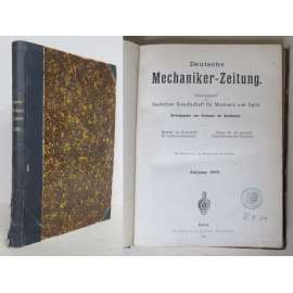 Deutsche Mechaniker-Zeitung. Jahrgang 1909, Nrn. 1-24 [odborné časopisy - technika, mechanika, průmysl]