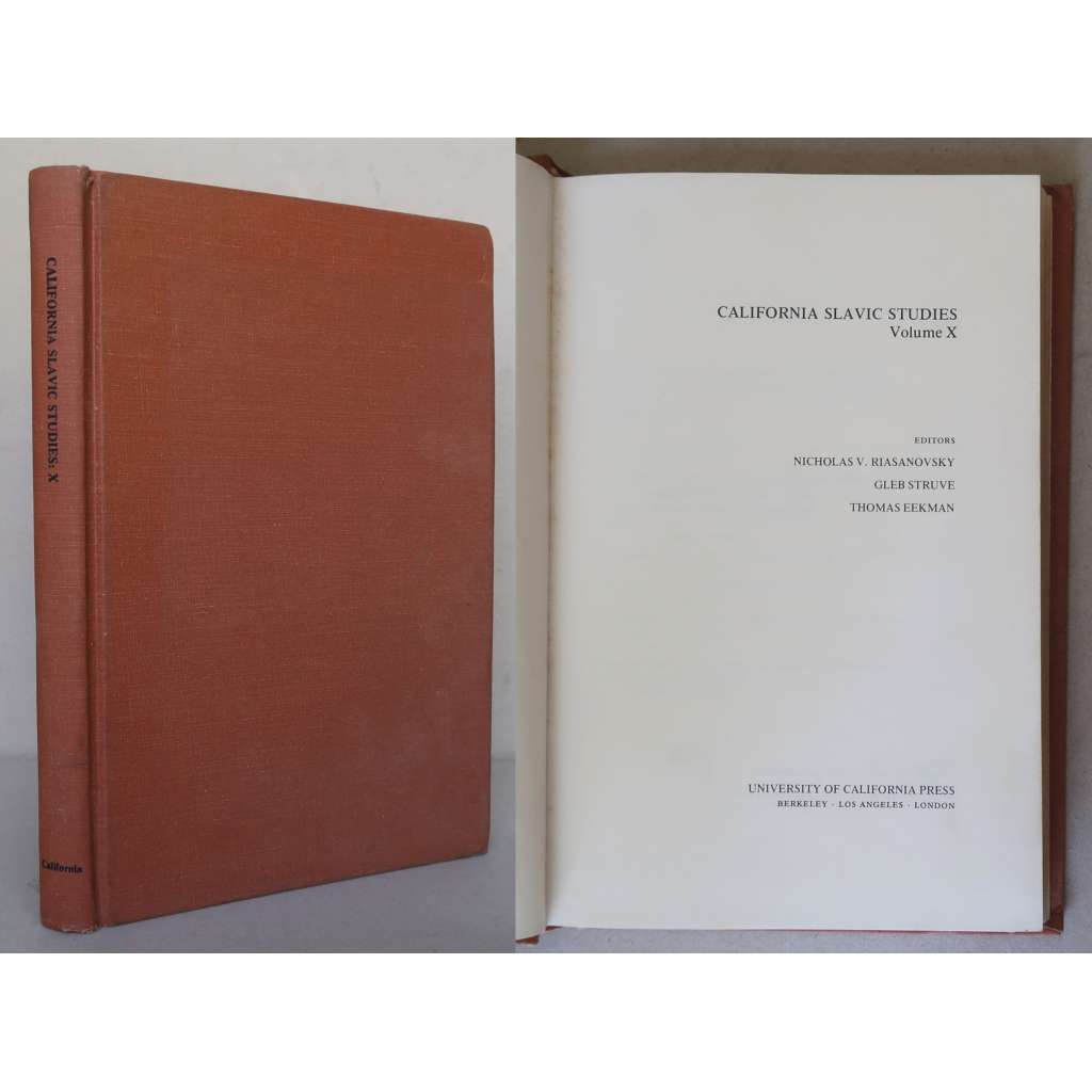 California Slavic Studies, Volume X [slavistika a rusistika v USA v 2. polovině 20. století, odborné časopisy - jazykověda, literární věda, historie, dějiny umění]