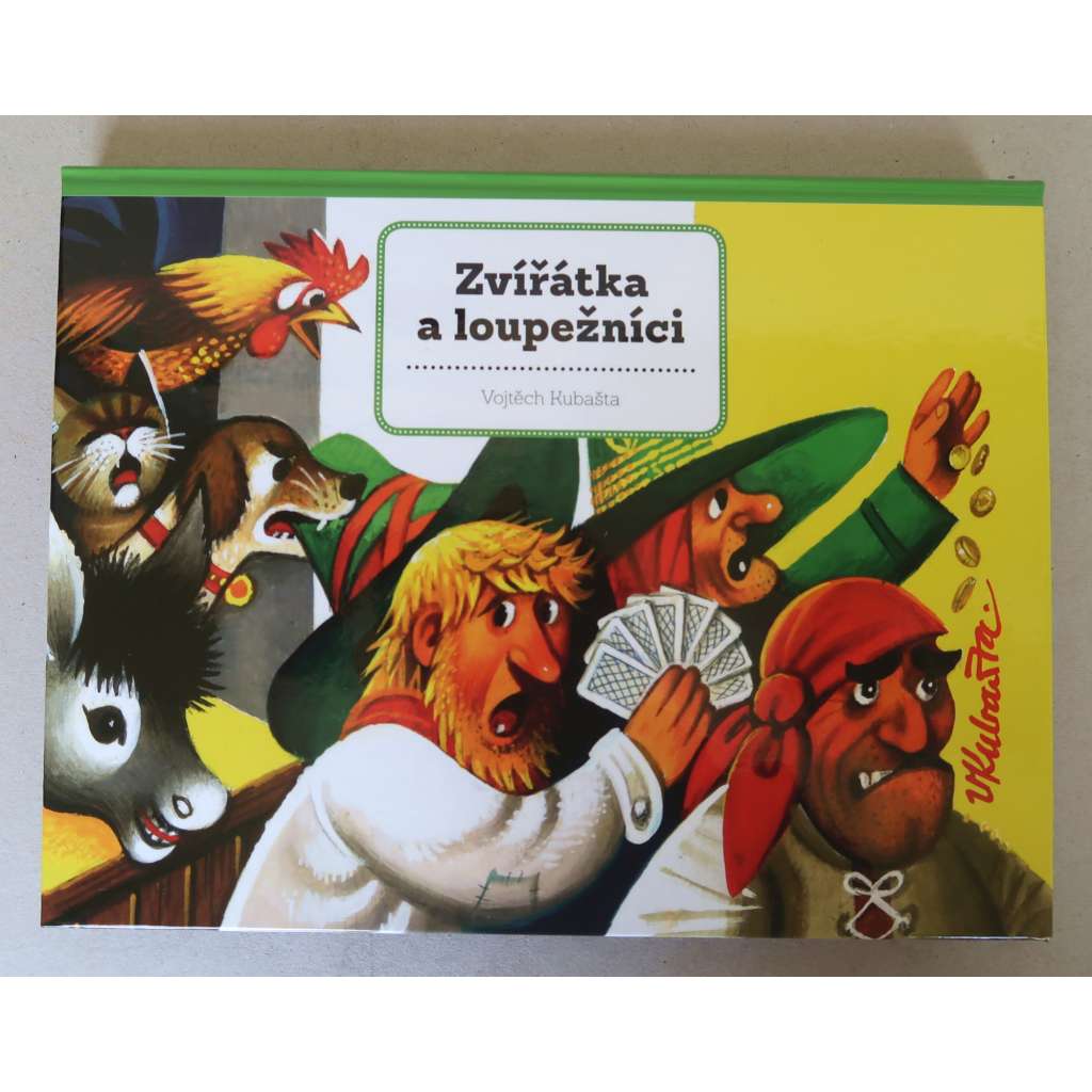 Vojtěch Kubašta - Zvířátka a loupežníci [dětské leporelo, pohádky, pop-up kniha, prostorová publikace]