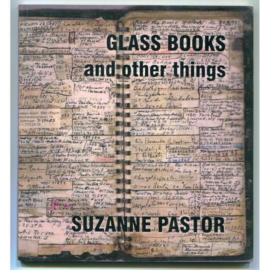 Suzanne Pastor: Glass books and other things [umělecká fotografie, skleněné knihy, skleněné plastiky]