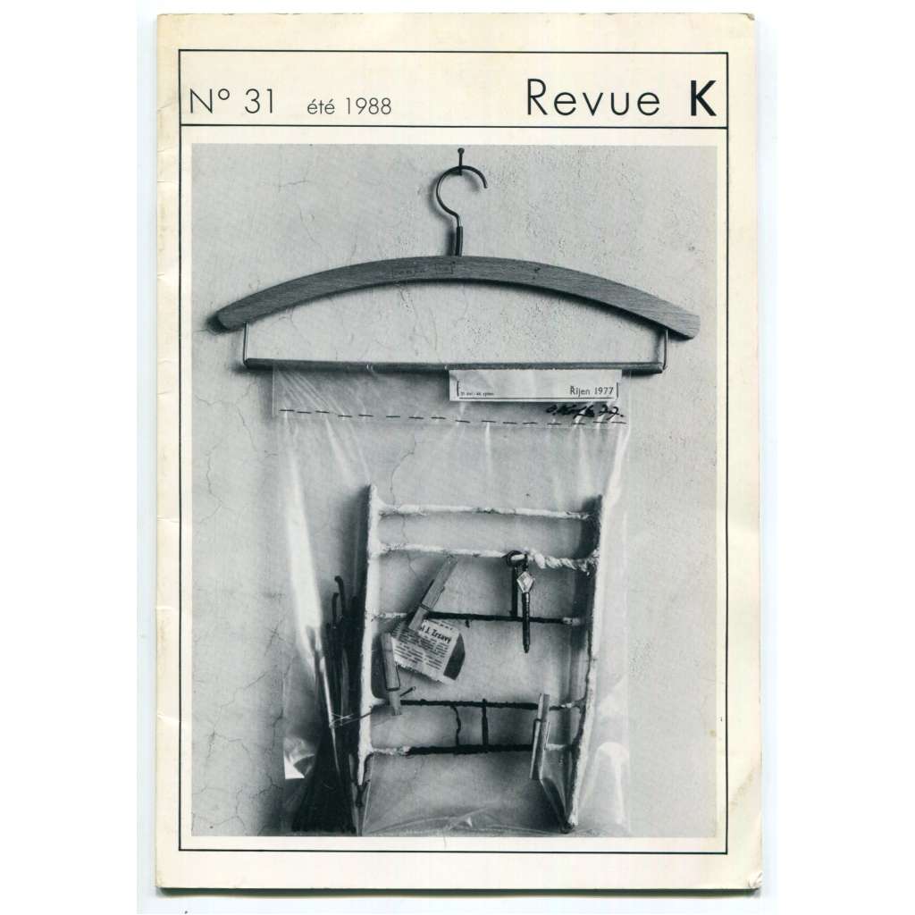 Revue K, No 31, été 1988 [české /československé umění, exil, Čestmír Kafka, Zdeněk Rykr, František Janoušek, Václav Bartovský, Richard Fremund, Ladislav Guderna, Petr Herel, Jaromír Brabenec]