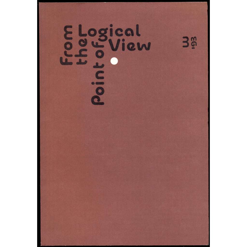From the Logical Point of View '93/3