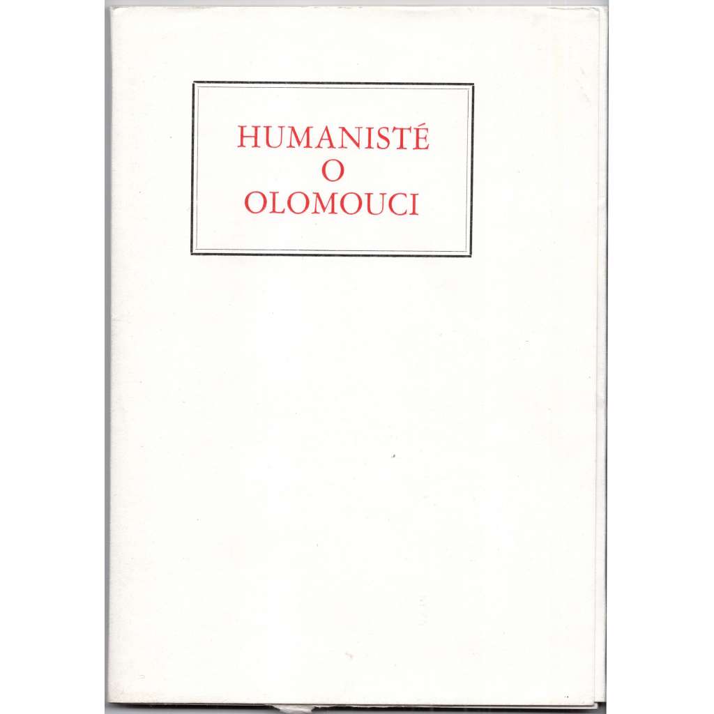 Humanisté o Olomouci