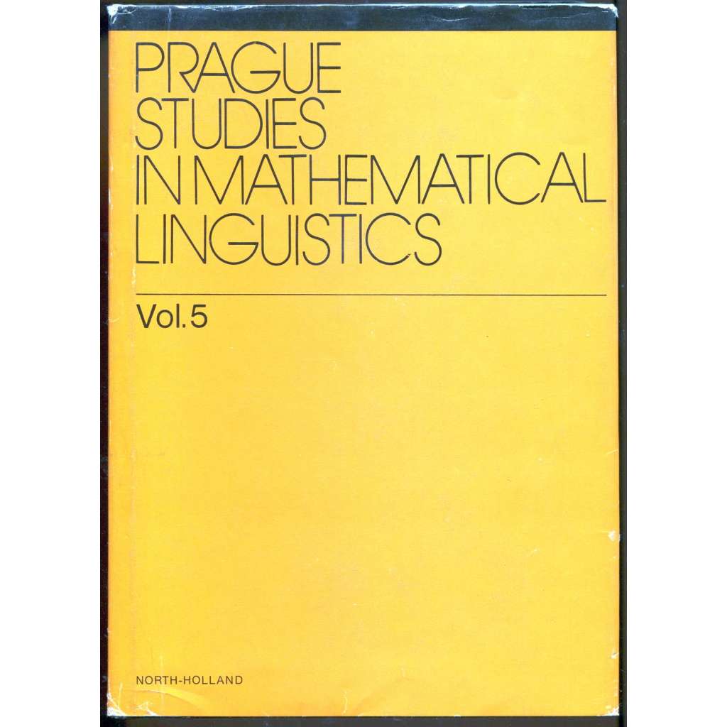Prague Studies in Mathematical Linguistics 5 [matematická lingivistika, sborník]