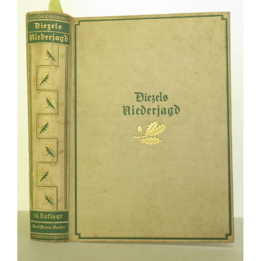 Diezels Niederjagd. Vierzehnte Auflage der Originalausgabe herausgegeben von Ernst Kluge [myslivectví, lov, drobná zvěř] HOL