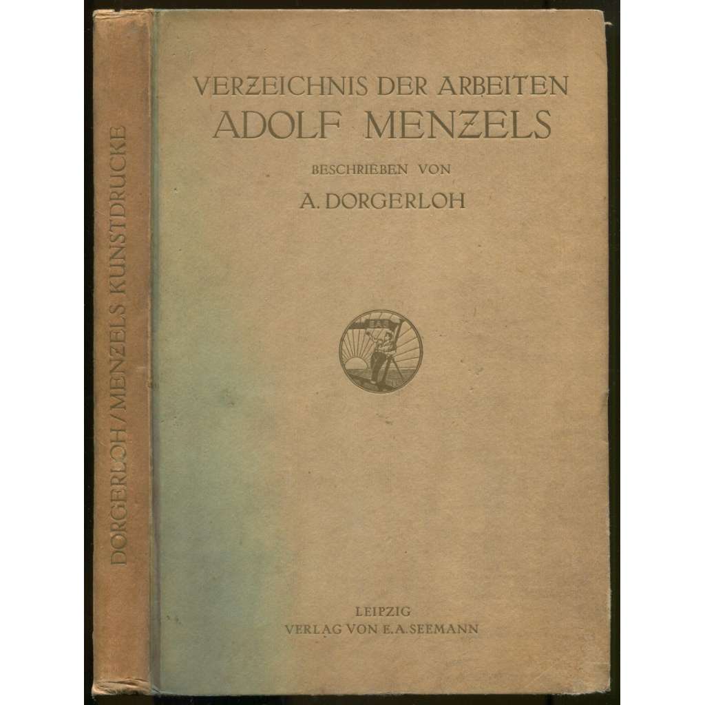 Verzeichnis der durch Kunstdruck vervielfältigten Arbeiten Adolf Menzels [katalog, tisky, grafika, Menzel]