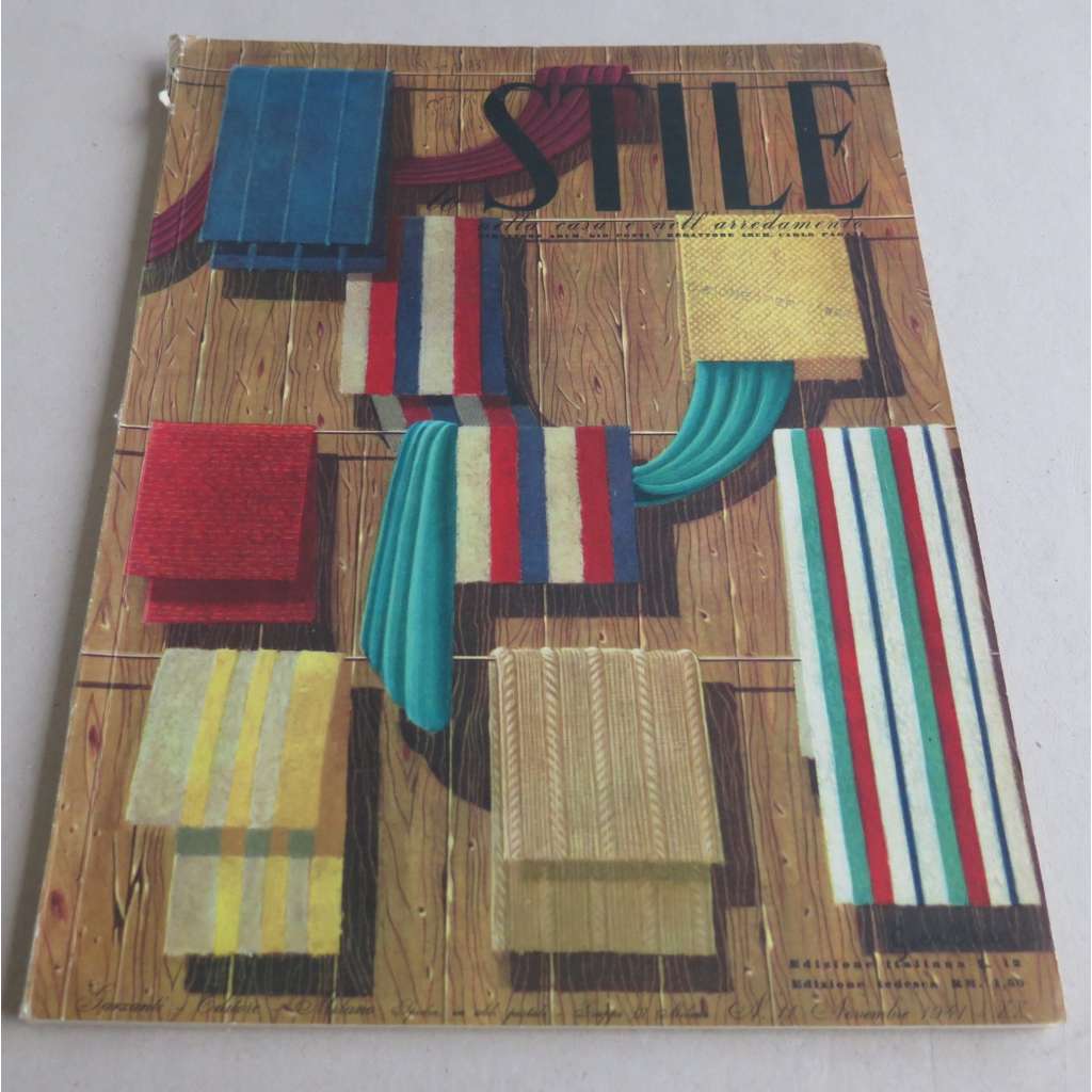 Lo stile nella casa e nell'arredamento; N. 11 - Novembre 1941 - XX [časopis, bydlení, Itálie]