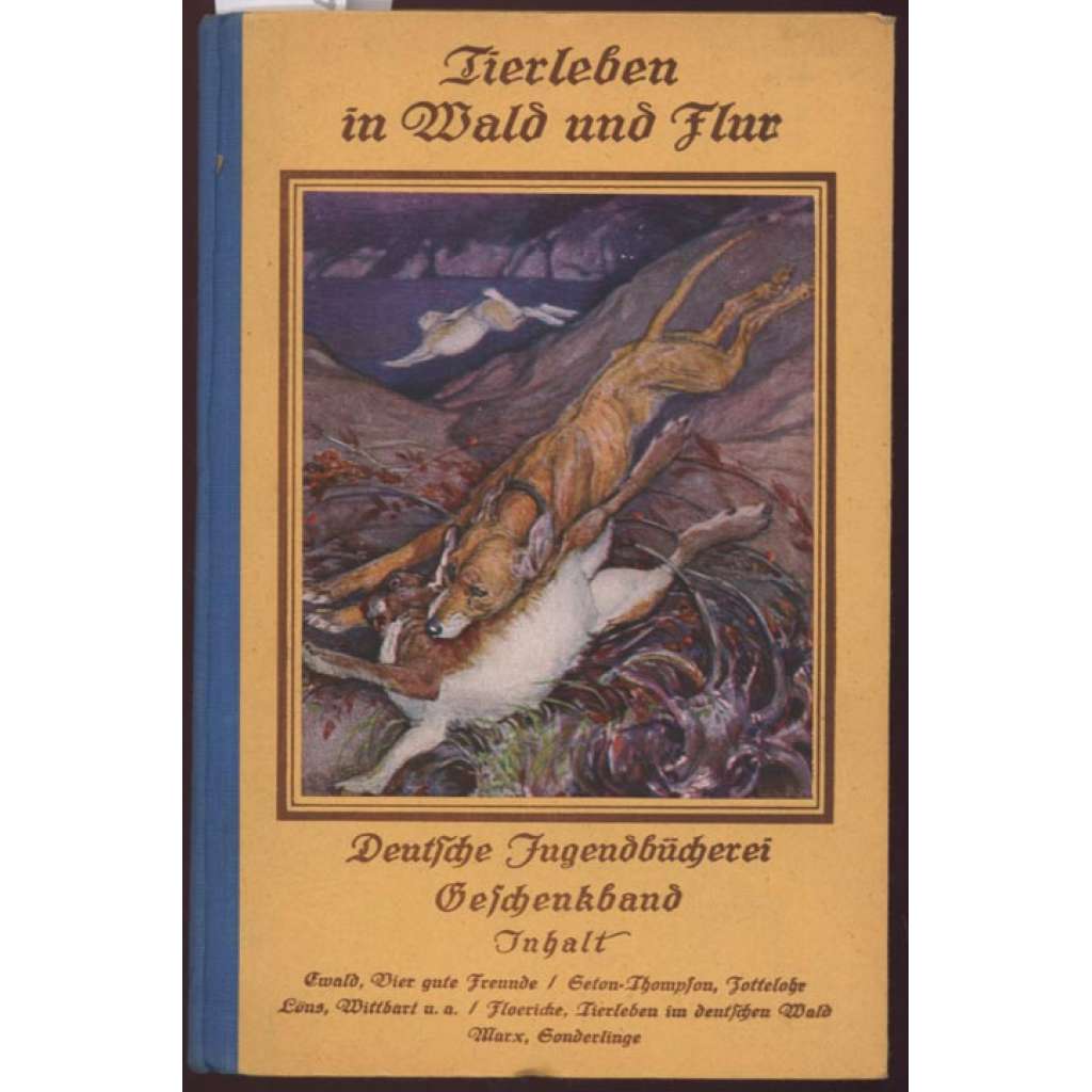 Tierleben in Wald und Flur. Deutsche Jungedbücherei, Geschenkband ... [dětská literatura, příroda]