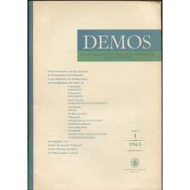 Demos. Ethnographische und folkloristische Informationen; 6/1 (1965)	[časopis, etnografie, folkloristika]