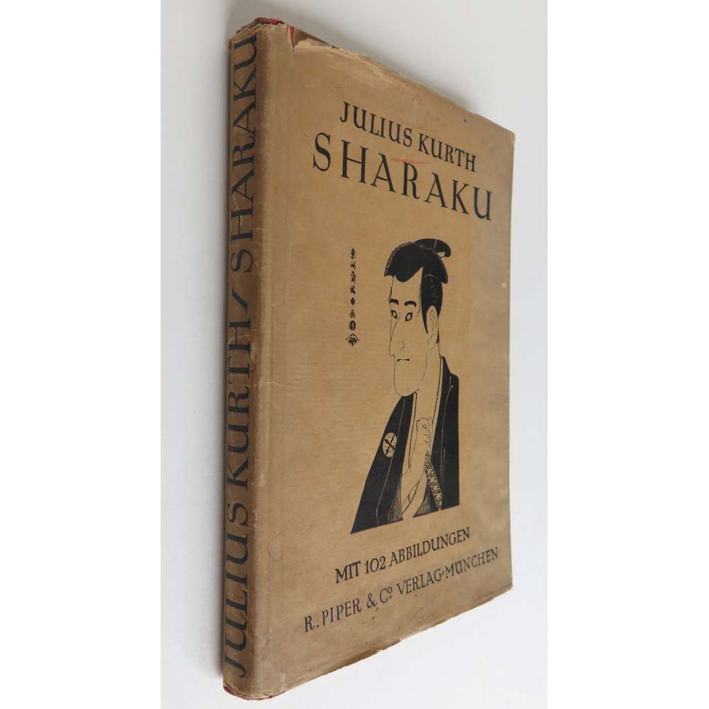 Sharaku. Mit 83 schwarzen, 3 Farbentafeln, 7 Abbildungen im Text und einem Stadtplan. Zweite, stark bearbeitete Auflage [Japonsko, umění]
