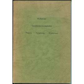Geschwisterkonstellation. Theorie - Forschung - Ergebnisse [= Abhandlungen zur Sozialpsychologie; Bd. 1] [psychologie, příbuzenství]