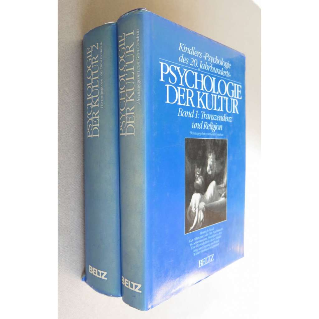 Psychologie der Kultur. Band 1: Transzendenz und Religion; Band 2: Imagination, Kunst und Kreativität [= Kindlers "Psychologie des 20. Jahrhunderts"] [psychologie, úvod]