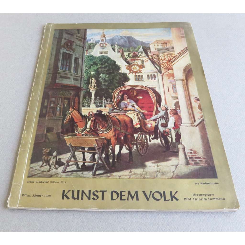 Kunst dem Volk. 13. Jahrgang / Folge 1 / Januar 1942. Monatsschrift für bildende und darstellende Kunst, Architektur und Kunsthandwerk [časopis, dějiny umění]